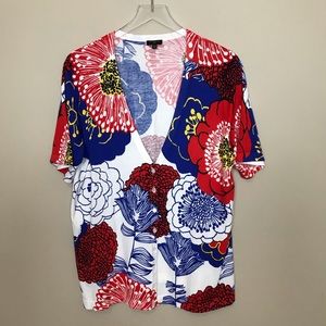 Talbots Floral print Cardigan